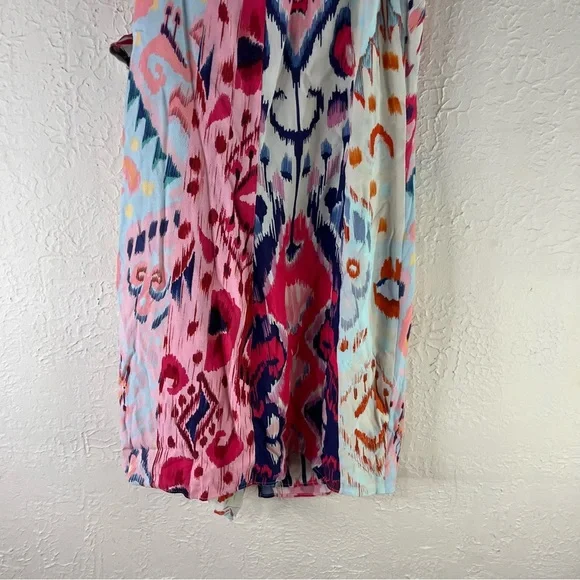 Farm Rio Crepe Boboikat Mini Wrap Mini Dress in Multi - Picture 11 of 13